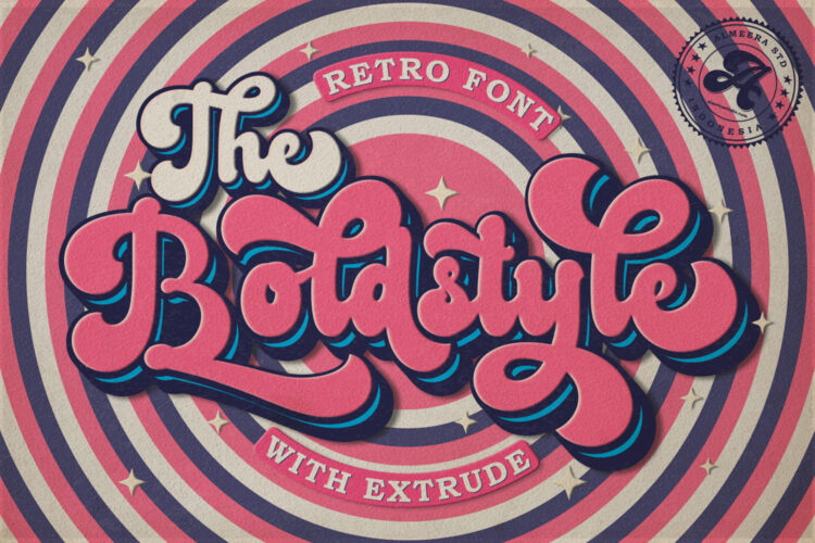Retro Bold Script Font