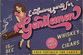 Retro Bold Script Font