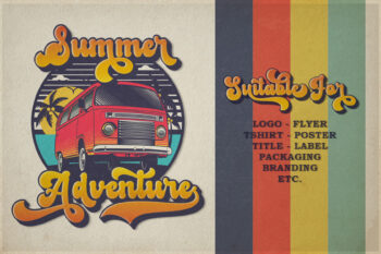 Retro Bold Script Font