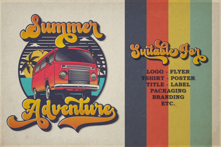 Retro Bold Script Font