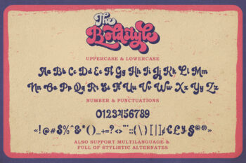 Retro Bold Script Font