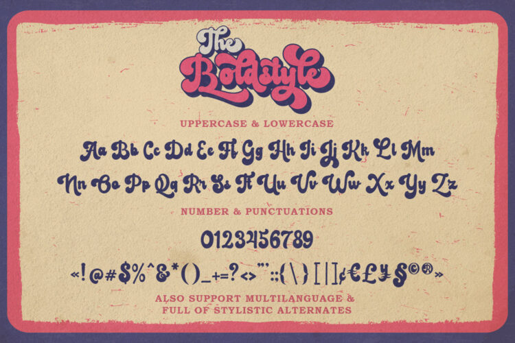 Retro Bold Script Font