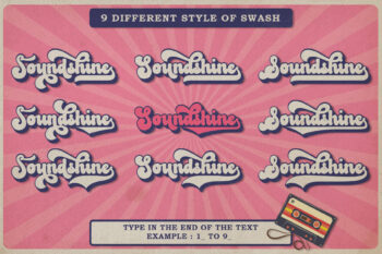 Retro Bold Script Font