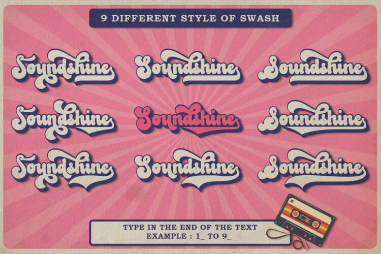 Retro Bold Script Font