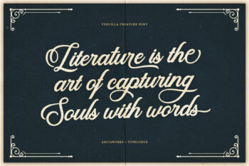 Calligraphy Script Typeface