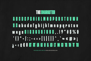 Bold and Modern Condensed Font