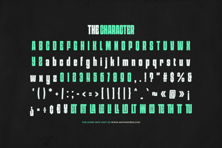 Bold and Modern Condensed Font