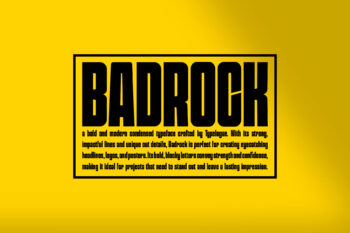 Bold and Modern Condensed Font
