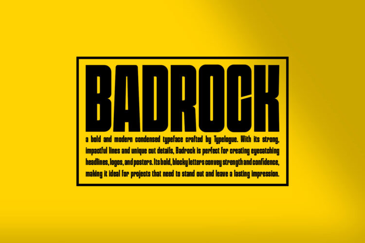 Bold and Modern Condensed Font