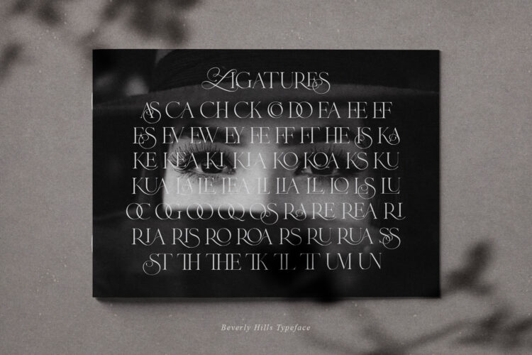 Ligature Serif Typeface