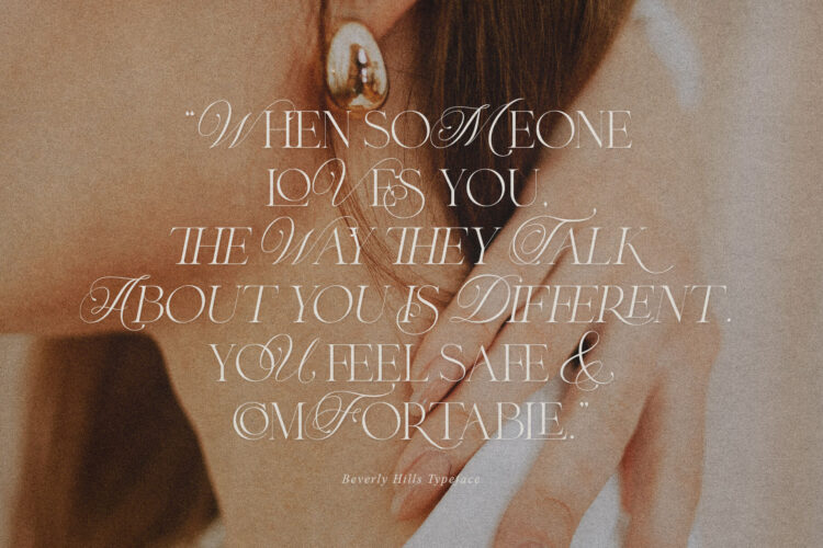 Ligature Serif Typeface