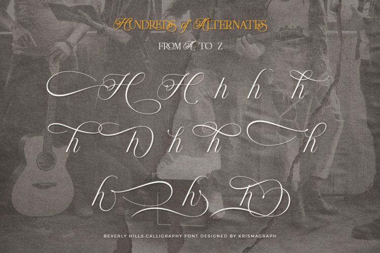 Ligature Serif Typeface