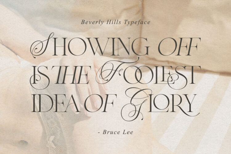 Ligature Serif Typeface