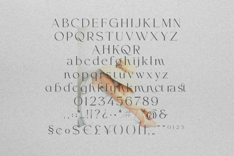 Elegant and Modern Serif Font Family