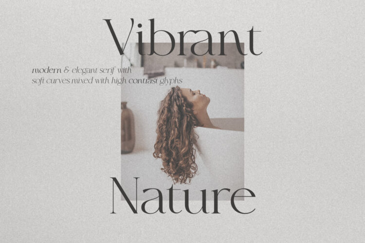 Elegant and Modern Serif Font Family