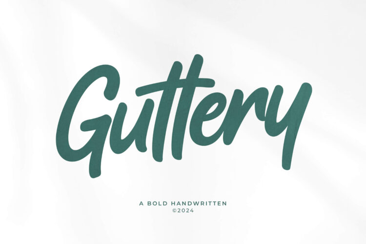 Bold Handwritten Font