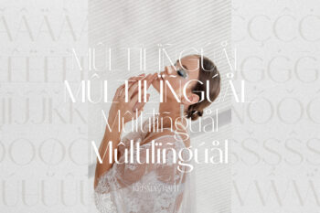 Elegant and Modern Sans Serif Font Family