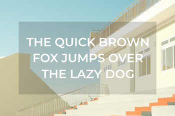 Modern Sans Serif Font
