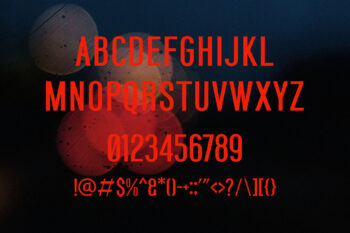 Condensed Modern Sans Serif Font