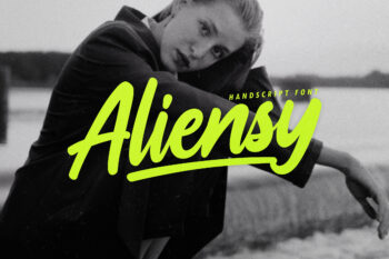 Bold Handwritten Script Font