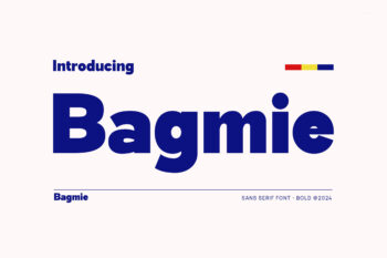 Bagmie - Modern Sans Serif Font