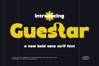 Guestar - Modern Bold Sans Serif