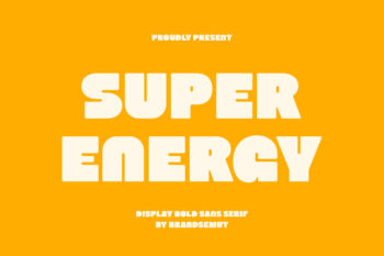 Super Energy – Bold Display Sans Serif