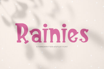 Rainies - A Cute Handwritten Font