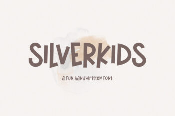 Silverkids – A Fun Handwritten Font
