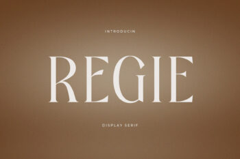 Regie - Elegant Display Serif Font