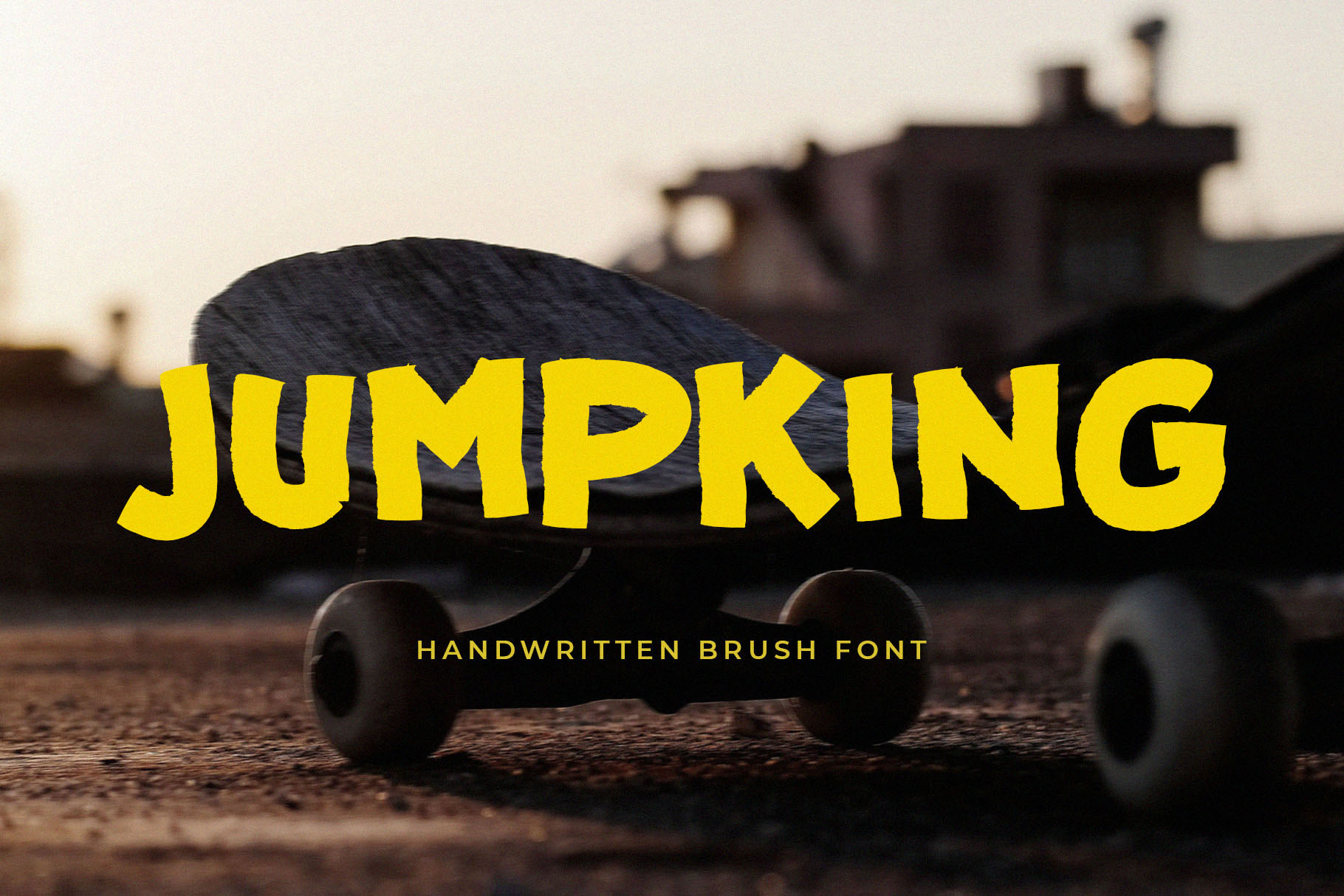 Jumpking – Handwritten Brush Font