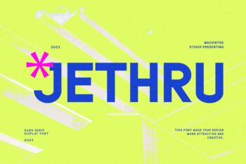 Jethru - Modern Sans Serif