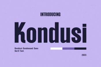 Kondusi - Modern Sans Serif