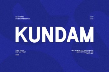 Kundam - Modern Sans Serif