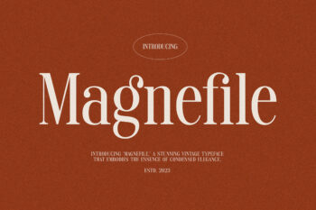 Magnefile - Classy & Stylish Serif