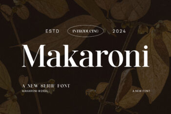 Makaroni - Classy & Stylish Serif