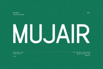 Mujair - Modern Sans Serif