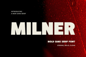 Milner - Modern Bold Sans Serif