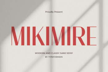 Mikimire - Elegant Sans Serif