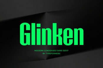 Glinken - Modern Condensed Sans Serif