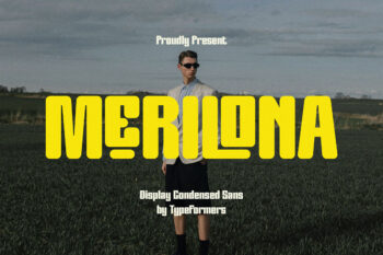 Merilona – Display Condensed Sans Serif