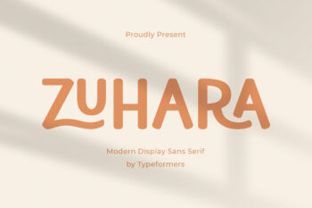 Zuhara - Modern Display Sans Serif