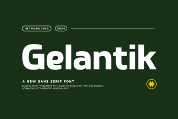 Gelantik – Modern Bold Sans Serif