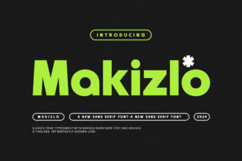 Makizlo - Modern Stylish Sans Serif