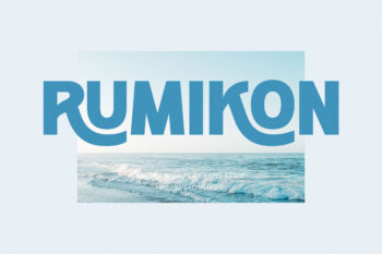 Rumikon - Modern Display Sans Serif