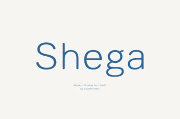 Shega - Modern Sans Serif