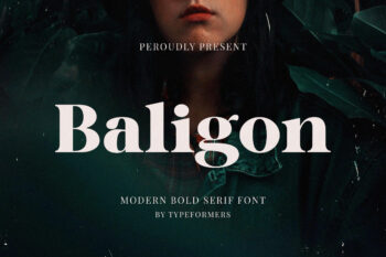 Baligon - Modern Bold Serif