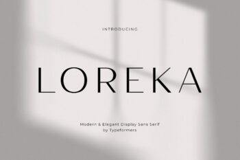 Loreka - Modern Sans Serif