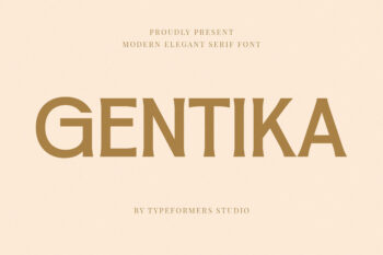 Gentika - Modern Elegant Serif