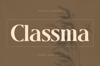 Classma – Modern Classy Serif Font